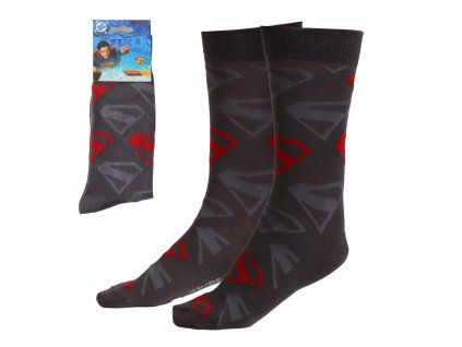 Ponožky tmavé s logy, Superman