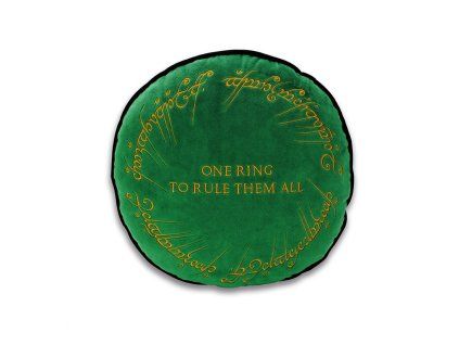 Polštář zelený Jeden prsten, Pán prstenů