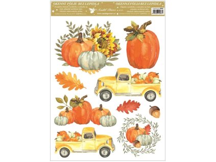 Okenní fólie podzim