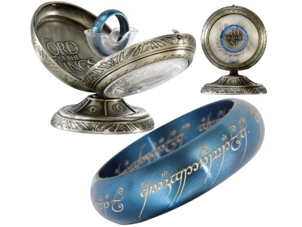 Jeden prsten - nerezová ocel (modrý), Pán prstenů