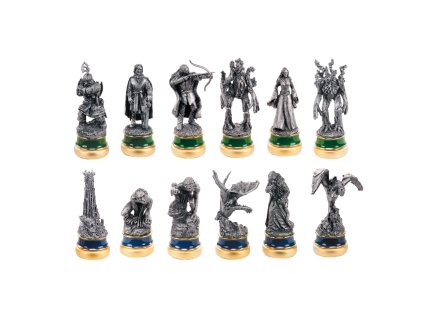 magule pan prstenu sachy figurky dve veze