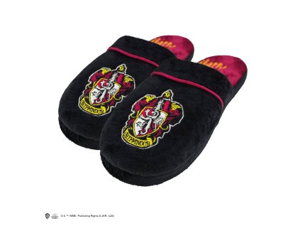 Papuče černé Nebelvír Harry Potter (Velikost M)
