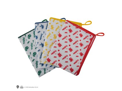 Setof4KitchenRags All HarryPotter Product 1 4895205608191