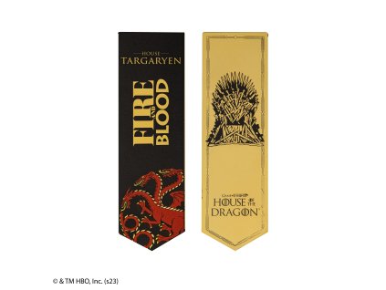GOT Bookmark House Targaryen Product 1 4895205616226
