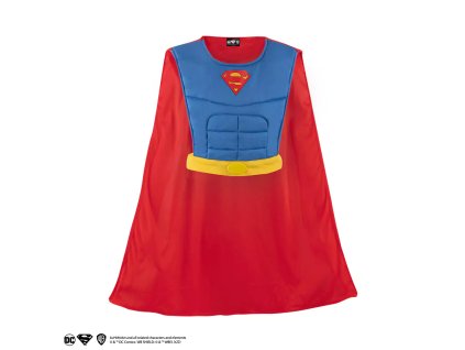 Dětský kostým červený Superman (Velikost 7-10 let)