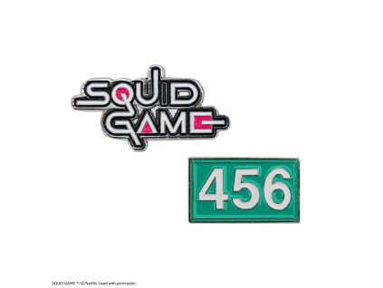 SG Set of 2 Pins Squid Game Player 456 Product 1 4895205619715 CR3244