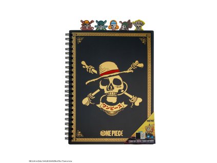 OP Tabbed Notebook Straw Hat Pirates Product 2 4895205618916 CR5192