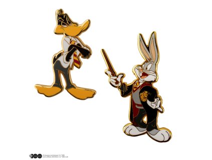 PinBadgeSet BugsBunny DaffyDuckatHogwarts Product 1 4895205615243