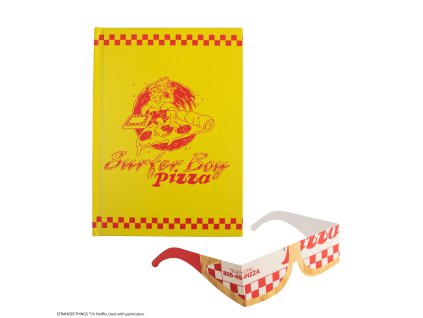 ST Surfer Boy Pizza Hardcover Notebook Product 7 4895205617483 CR5184