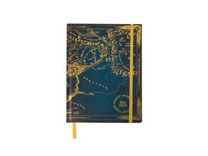 Zápisník s pevnou vazbou, Středozem s mapou, Pán prstenů