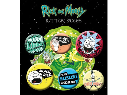 Rick morty odznaky