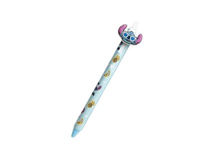 Gumovací propiska gelová, Stitch modrá