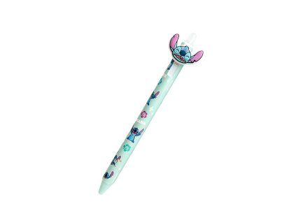 Gumovací propiska gelová, Stitch tyrkysová