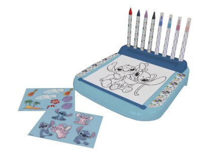 Stojan s omalovánkami a barvami Lilo a Stitch, Stitch