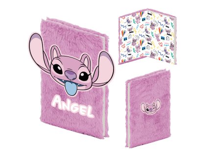 Zápisník plyšový Angel, Stitch