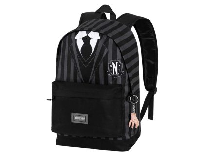 Batoh černý ve tvaru uniformy, Wednesday