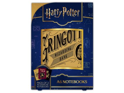 Sada poznámkových bloků Magical Locations, 3 ks, Harry Potter