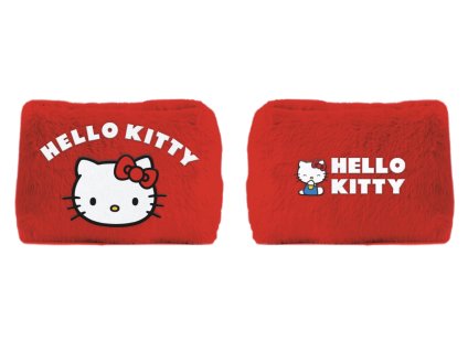 Penál červený plyšový, Hello Kitty