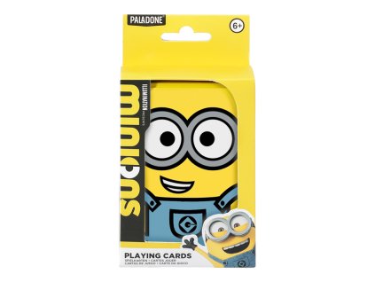 Hrací karty v plechové krabičce, Mimoni