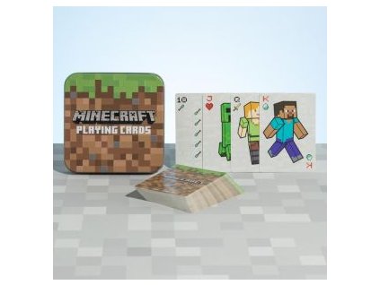 Hrací karty v plechové krabičce, Minecraft