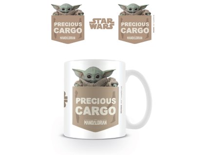 Hrnek bílý Precious cargo, Mandalorian
