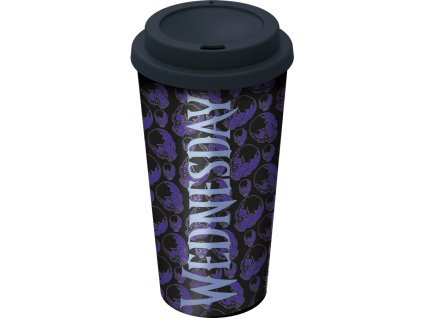 Cestovní hrnek fialový, Wednesday