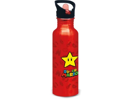 Lahev hliníková červená Vegas, Super Mario