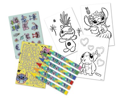 Pracovní sešit s barvami, Stitch