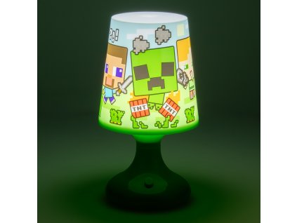 Lampička stolní zelená, Minecraft