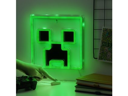 Lampička na zeď Creeper, Minecraft