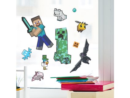Samolepky na sklo, Minecraft