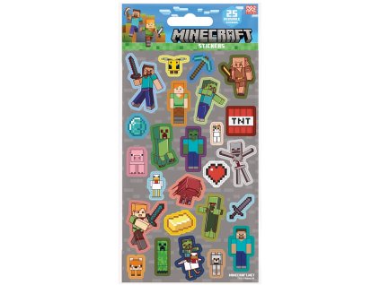 Samolepky šedé, Minecraft