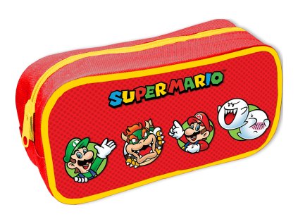 Penál/pouzdro červené, Super Mario