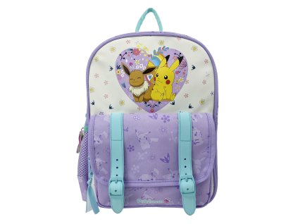 Batoh fialový Pikachu Flowers, Pokémon