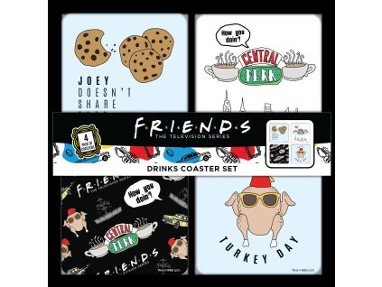Sada 4 podtácků, Přátelé