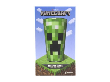 Sklenice zelená Creeper, Minecraft
