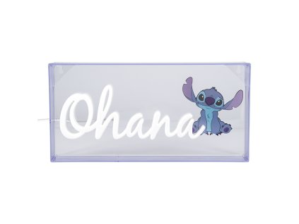 Neon světlo "Ohana", Stitch