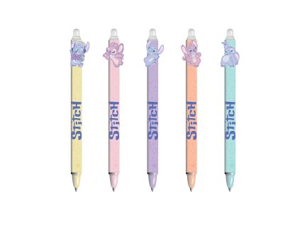 Gumovací gelové pero pastelové, Stitch