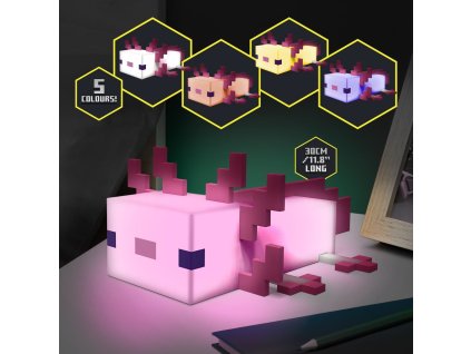 Lampička Axolot, Minecraft