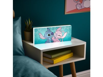 Lampička Stitch a Angel obdélník, Stitch