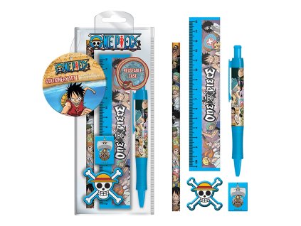 Školní set v průhledné taštičce, One Piece
