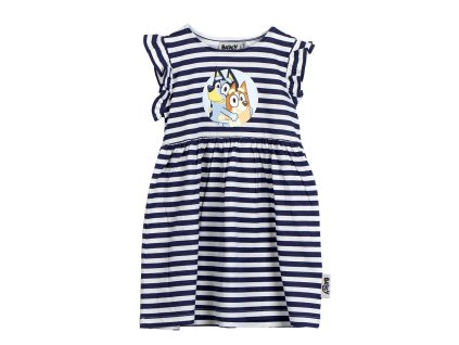 Dětské pruhované šaty Bluey (Velikost 6 let)