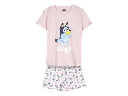Dětské pyžamo růžové Bluey (Velikost 6 let)