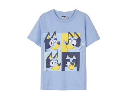 Dětské tričko modré Bluey (Velikost 6 let)