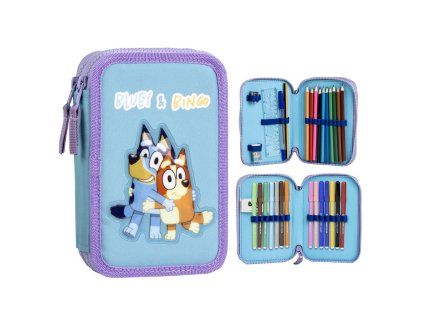 Penál modrý a psací potřeby, Bluey