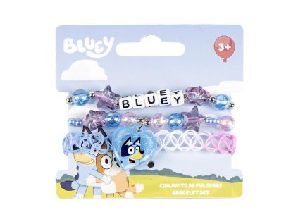 Sada náramků s nápisem, Bluey