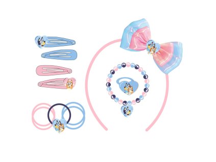 Sada vlasových doplňků, náramek a prstýnek, Bluey