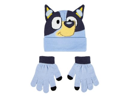 Sada zimní čepice a rukavice, Bluey