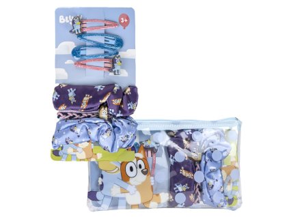 Sada, gumičky, náramek a sponky, Bluey