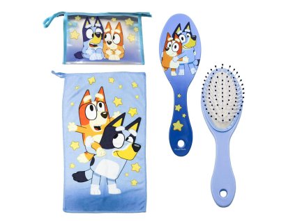 Toaletní taška: ručník a hřeben, Bluey